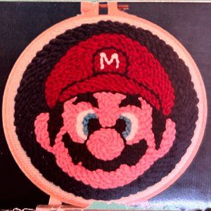 ***NEW*** Punch Needle/Rug Hooking Beginner Kit - Super Mario